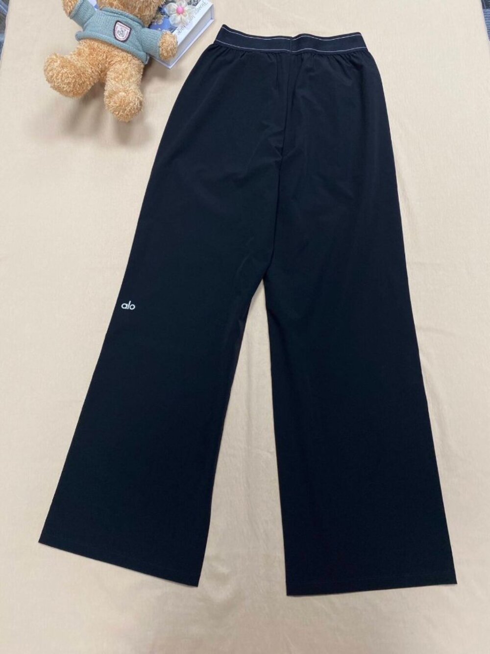 Black💓ALO Yoga Suit Up Trouser Wide Leg|Leg-Lengthening|Versatile😎XXS & XS - Picture 7 of 9